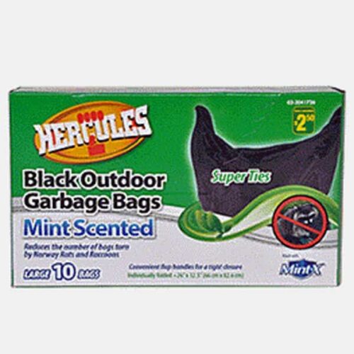 Garbage Bags (Mint scented) 75 Ltr, Small, 10nos