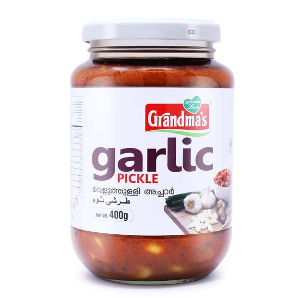 Garlic Pickle വെളുത്തുള്ളി അച്ചാർ (Grandmas) 400g