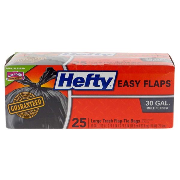 Garbage bag Large Hefty  (76*83 cm) 25 nos