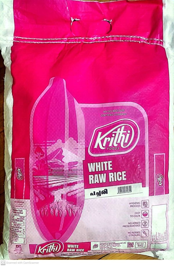 White Raw Rice (പച്ചരി ) 5kg