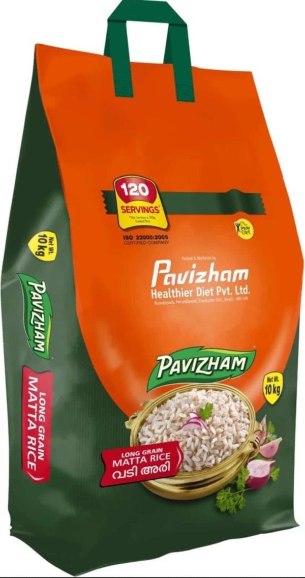 Matta Rice (Pavizham)10 kg, (Palakadan Matta Rice)
