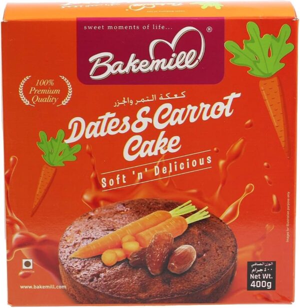 Carrot & Dates  Cake 400g